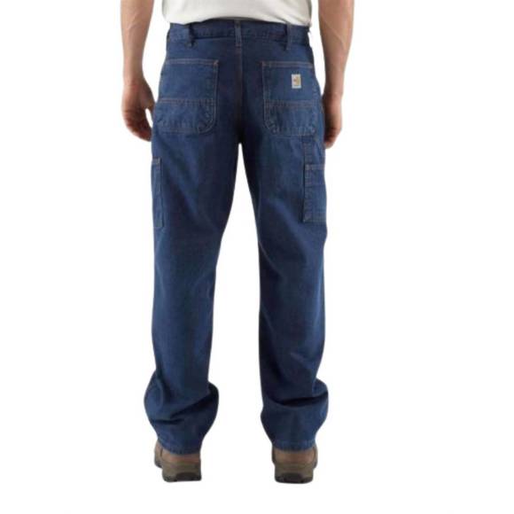 NEW CARHARTT men's flame resistant utility jean - length 36" in denium - Picture 4 of 4